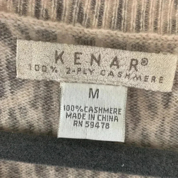 Kenar cashmere animal print cardigan size medium - Picture 2 of 6